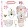 Botella de Agua Térmica Stanley Tapón Antipolvo Taza con Popote Tapa de Taza Correa de Mano Cordón para Botella de Agua Múltiples Estilos Versátiles Set