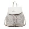 2026 Nueva Mochila Casual Simple de Viaje Patchwork Estampado de Moda Versátil Nicho para Mujer