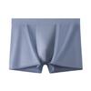Cueca Boxer Masculina Sem Costura de Seda Gelada, Antibacteriana, Sensação Gelada, Shorts Boxer Esportivo Masculino, Secagem Rápida, Leve, Estilo Fino de Verão