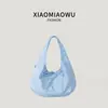 Bolso de Mano Nuevo Estilo Coreano para Mujer, Exquisito y Moderno, Color Sólido Macaron, Sencillo y Ligero, Adecuado para Viajar al Trabajo, Bolso de Hombro Único