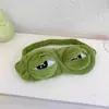 Máscara de Olhos de Sapo Bloqueio de Luz Sem Pressão nos Olhos Máscara de Olhos para Dormir Máscara de Olhos de Animal Desenho Animado Máscara de Olhos Infantil Bloqueio de Luz Lavável