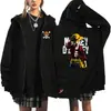 2025 Invierno Hzw Nuevo Luffy Anime Periférico Sudadera con Cremallera Bidimensional Otoño e Invierno Chaqueta de Forro Polar Cosplay