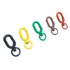 7019 # Hebilla de figura de ocho pintada de aleación de alta calidad, hebilla de calabaza, hebilla de resorte, hebilla colgante para bolsa de equipaje, accesorios de cadena para teléfono móvil al por mayor