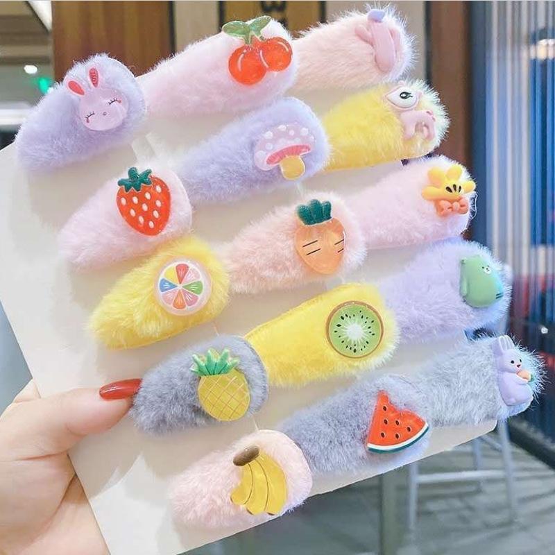 毛绒卡通发夹