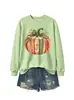 Libro de Calabaza Borde Dorado Comercio Electrónico Transfronterizo Amazon Mayorista Para Mujer Holgado Versátil Tallas Grandes Moda Casual Sudadera con Capucha