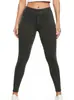 Calça Fitness Jeans Imitado, Cintura Alta, Alta Elasticidade, Controle de Barriga, Levanta Bumbum, Calça Legging Skinny, Mais Vendido na Amazon, Tamanho Grande, Dropshipping de Comércio Exterior