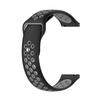 Para Huawei watch3 Pro Tira de Silicone Nike Bicolor com Furo Redondo Tira com Fivela Traseira para Huawei watch3