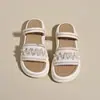 Saias Estilo Étnico de Verão, Sandálias de Solado Grosso, Novas Pantufas de Fada, Pantufas Femininas Tendência para Uso Externo, Estilo Chanel 2026