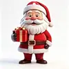 Enfeites de Natal de Acrílico do Papai Noel Mais Vendidos para Decoração de Árvore de Natal em Casa e Decorações Penduradas para Cenas de Festa