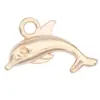 Acessórios DIY Golfinho Materiais Artesanais Liga Galvanizada Joias Colar Pulseira Brincos Pingente Único Atacado Transfronteiriço