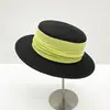 Sombrero de Paja Plano con Protección Solar Estilo Francés para Mujer, Elegante Sombrero de Verano de Ala Plana Estilo Hepburn para Salidas a la Playa y Vacaciones