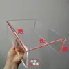 Suporte Exibidor de Maquiagem e Joias em Acrílico em Forma de U Sapateira Suporte de Exibição em Camadas com Figura Antiga Base de Suporte para Pequenos Enfeites