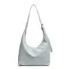 Estilo Casual Versátil 2026 Nova Bolsa Saco para Meninas, Estilo Coreano Outono Simples e Elegante Bolsa de Ombro Transversal para o Dia a Dia