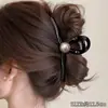 Presilha de cabelo grande para mulheres, toque de luxo, novo estilo 2026, presilha de coque de alta qualidade, presilha de tubarão para a parte de trás da cabeça, acessório de cabelo