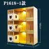 Vitrina para casa de gato, villa de gato de madera maciza, gabinete para gatos, casa de gato, jaula para gatos, villa pequeña de hospedaje, estándar