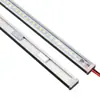 Fita de Luz LED Rígida 220V Alto Brilho Tira Longa Iluminação para Prateleira Comercial Vitrine Ímã de Sucção Sem Driver Necessário