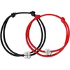 Pulsera Simple de Hilo Rojo de Trébol Pulsera Tejida Año Zodiacal Ins Pareja Mejor Amigo Seguridad Estudiante Joyería de Hilo Rojo
