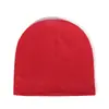 Edición de Explosiones Europeas y Americanas Color Sólido Color Caramelo Dopamina Casual Combinable Gorro de Punto Cara Redonda Pequeña Moda