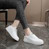 [Personalizado] Qr999 Nuevos Zapatos Blancos Primavera Verano 2024 Transpirables Casuales Suela Gruesa Zapatillas con Altura Deportivos Zapatos de Mujer