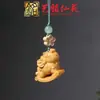 Sândalo Flor de Cavalo Corrente de Celular Pingente Yiming Xianyuan Criativo Madeira Doze Zodíacos Cavalo Pendente de Bolsa Chaveiro de Carro