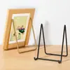 Suporte para Porta-Retrato de Mesa Base de Exibição para Medalhas Certificados Suporte Vertical para Tablet de Foto de Vidro Display