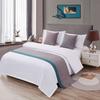Toalha de cabeceira de cama de hotel Bandeira de cama lateral Moderna de alta qualidade Almofada de cabeceira de cama de hotel simples Estilo europeu Capa de cama de luxo leve