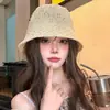 Sombrero de Paja Tejido en Forma de Diamante para Mujer, Verano Delgado Transpirable para Exteriores Vacaciones Playa, Sombrero de Pescador con Protección Solar