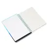 Cuaderno de Bobina Pop de Burbujas de Silicona con Diseño de Dinosaurio de Peluche y Unicornio, Cuaderno Portátil para Tomar Notas