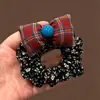 Ligas para el cabello estilo coreano, ligeras, con estampado de leopardo, elásticos para el cabello retro extragrandes, bandas elásticas para el cabello muy elásticas, scrunchies de moda para mujer
