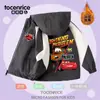 Chaqueta de Esquí para Niños con Forro de Felpa Cars Rayo McQueen Mate Bloque de Color con Capucha Ropa Exterior Gruesa de Otoño/Invierno para Niños