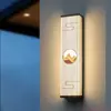 Luminária de Parede Externa Minimalista Moderna, Luminária de Parede Externa à Prova d'Água para Jardim de Villa, Luminária de Parede Longa em Tira em Ambos os Lados da Entrada, Luminária de Paisagem