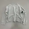 Parte superior do corpo bom vigor pequena letra bordado suor gola redonda manga longa primavera e outono feminino solto all-match pequeno estilo casual