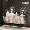 Estante de Almacenamiento con Ventosa Montado en la Pared sin Taladro para Baño, Ducha, Cocina, Tocador, Organizador de Maquillaje