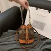 Bolso Cubo Mujer 2026 Nuevo Estilo Bolso de Mujer de Moda Tendencia Bolso Cruzado Estampado Bolso Cubo Textura de Alta Calidad Bolso de Hombro Versátil