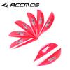Spiral Feather Diku DECUT Spiral Feather 1,75 polegadas Spiral Feather Colorido Gum Feather Arrow Feather Spiral Feather spin wing Reversão