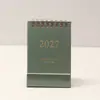 Calendario de Escritorio Corporativo 2027 Anuncio Logo Promocional Estampado Dorado Planificador Semanal Cuaderno de Calendario de Escritorio para Oficina de Negocios Impresión