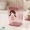 Set de tazas para enjuague bucal para miembros de la familia, temática de dibujos animados, para niños y padres, taza para cepillo de dientes, diseño engrosado, taza creativa para cepillarse los dientes, taza de plástico