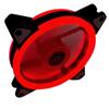 Ventilador de chassi colorido para eclipse solar Aurora RGB branco puro 12 cm ventilador de resfriamento rgb positivo e reverso mudo