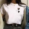 Camiseta de manga corta de verano con estampado de estrellas simple y moderna