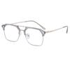 Armazón de anteojos retro negro de doble varilla para hombre 2295 Tech para hombre Sven negro medio armazón anti-luz azul armazón de anteojos sin graduación