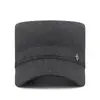 Gorro Plano Cálido de Lana Twill con Forro de Borrego, Estilo Nuevo de Invierno para Hombres de Mediana Edad y Mayores, Protector de Oídos, Resistente al Viento, de Algodón para Exteriores
