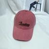 Gorra de béisbol bordada con letras tridimensionales de moda coreana para hombre y mujer, gorra informal de primavera y verano, suave y combinable, parasol.