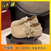 Fivela de Cinto Decorada Birkenstock para Mulheres Nova Coleção Primavera e Outono 2025 Estilo Floresta Estilo Preppy Versátil e Confortável Sapatilhas para Mulheres Usarem Fora