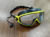 Gafas de natación personalizadas transfronterizas UV400 con baño galvánico para adultos con tapones para los oídos integrados, Gafas de natación de marco grande de visión completa antivaho