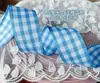 Accesorios para el Cabello Hechos a Mano DIY Lazo Ropa de Muñeca Lolita Disfraz Antiguo Portatarjetas Accesorios para Diario Cinta Azul Claro de 2.5-5 de Ancho