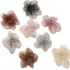 Malla súper etérea con pedrería impresa, flores tridimensionales de cinco pétalos, accesorios de lazo para manualidades, accesorios para el cabello, tocados, accesorios para bolsos y ropa