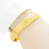 Pulsera Baifu Push-Pull Chapada en Oro de 12 mm, Pulsera para Mujer, Joyería de Estilo Chino Vintage, Joyería de Oro Fuego