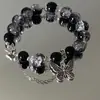 Conjunto de Nove Peças de Pulseiras da Bênção de Tian Guan, Inspirado nas Contas de Impressão, Versátil para Melhores Amigos e Estudantes