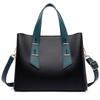 Bolso Personalizado, Gama Alta, Bolso de Hombro de Gran Capacidad, Bolso de Viaje de Color Contrastante a la Moda, Bolso Tote Retro Sencillo para Mujer