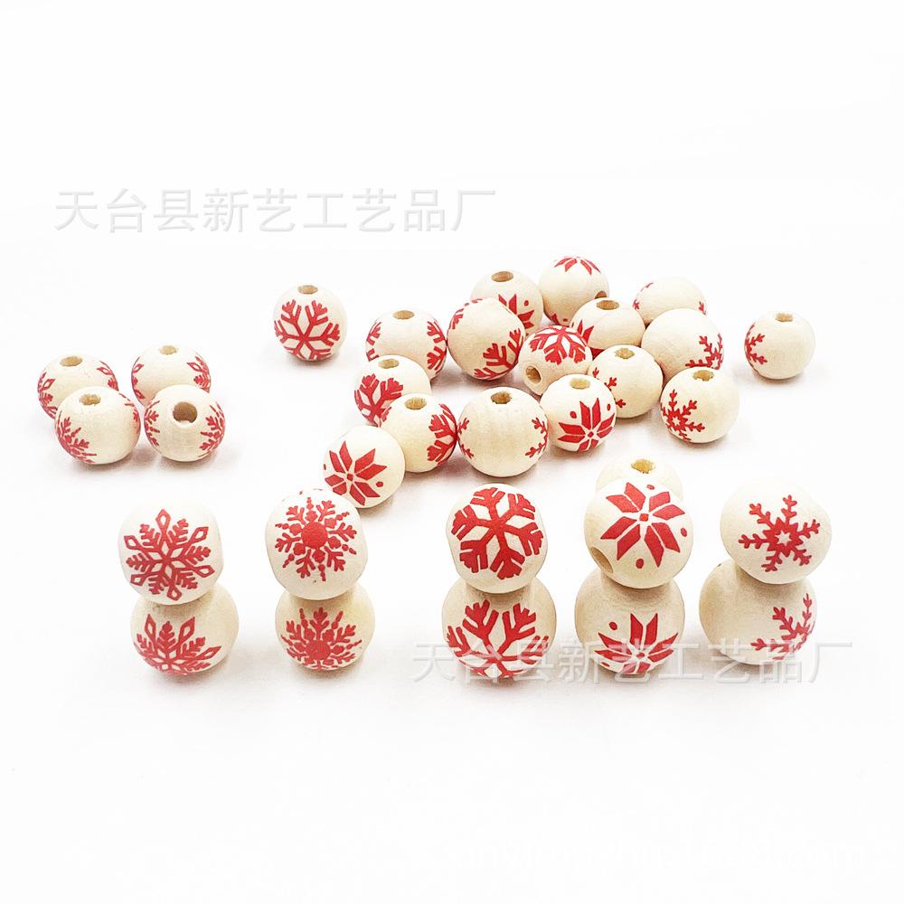 12mm14mm原木色底红雪花 (2)